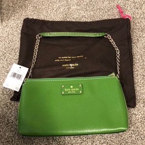 Kade Spade Wellesley emerald purse
